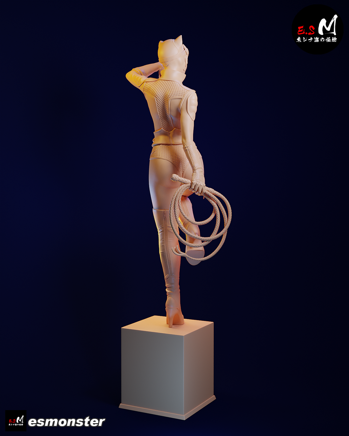 Catwoman Safecracker Style DC Unpainted Resin Garage Kit (1/6-1/12)
