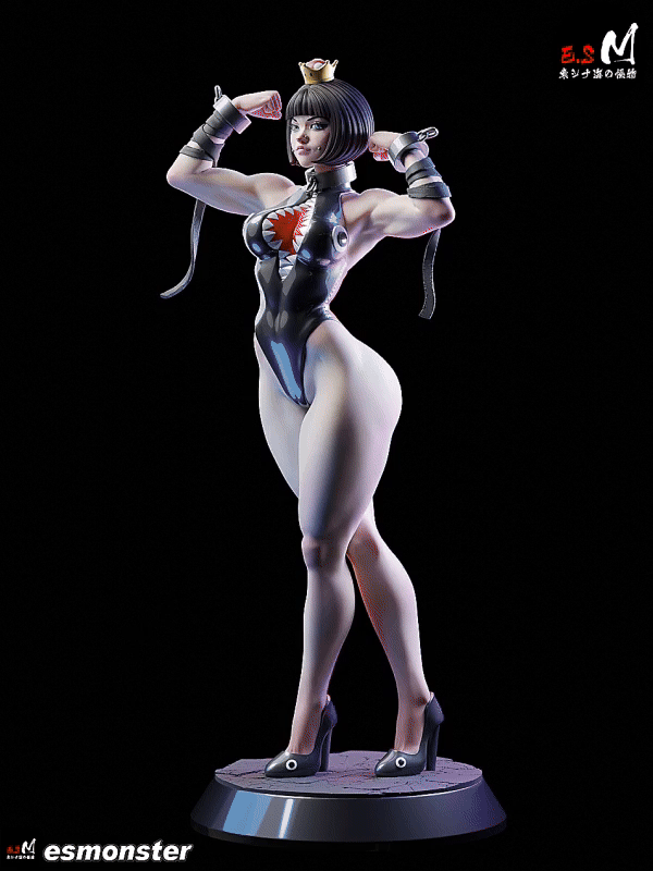 Flexing Chompette Style Mario Unpainted Resin Garage Model Kit (1/6-1/12)