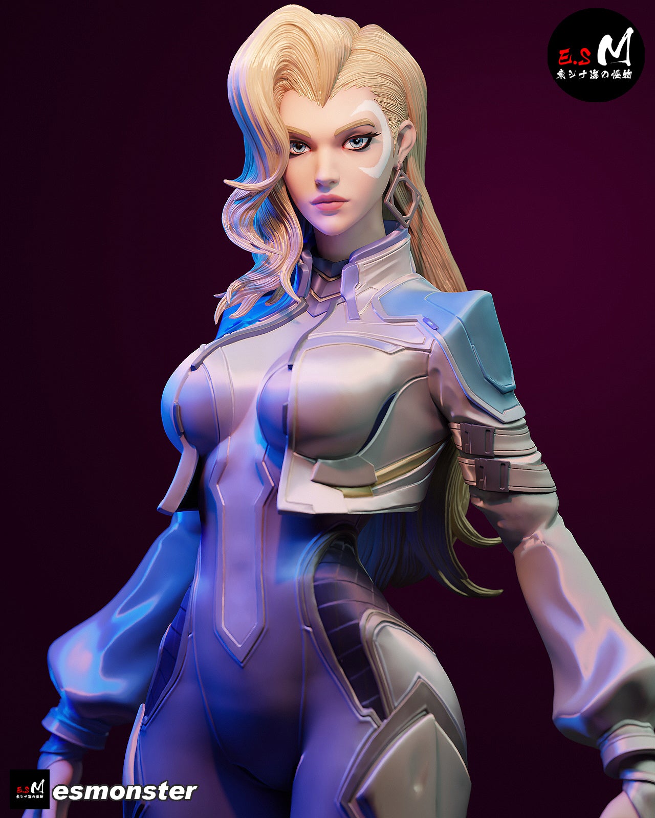 Dagger Style Cloak & Dagger Marvel Unpainted Resin Garage Kit (1/6-1/12)