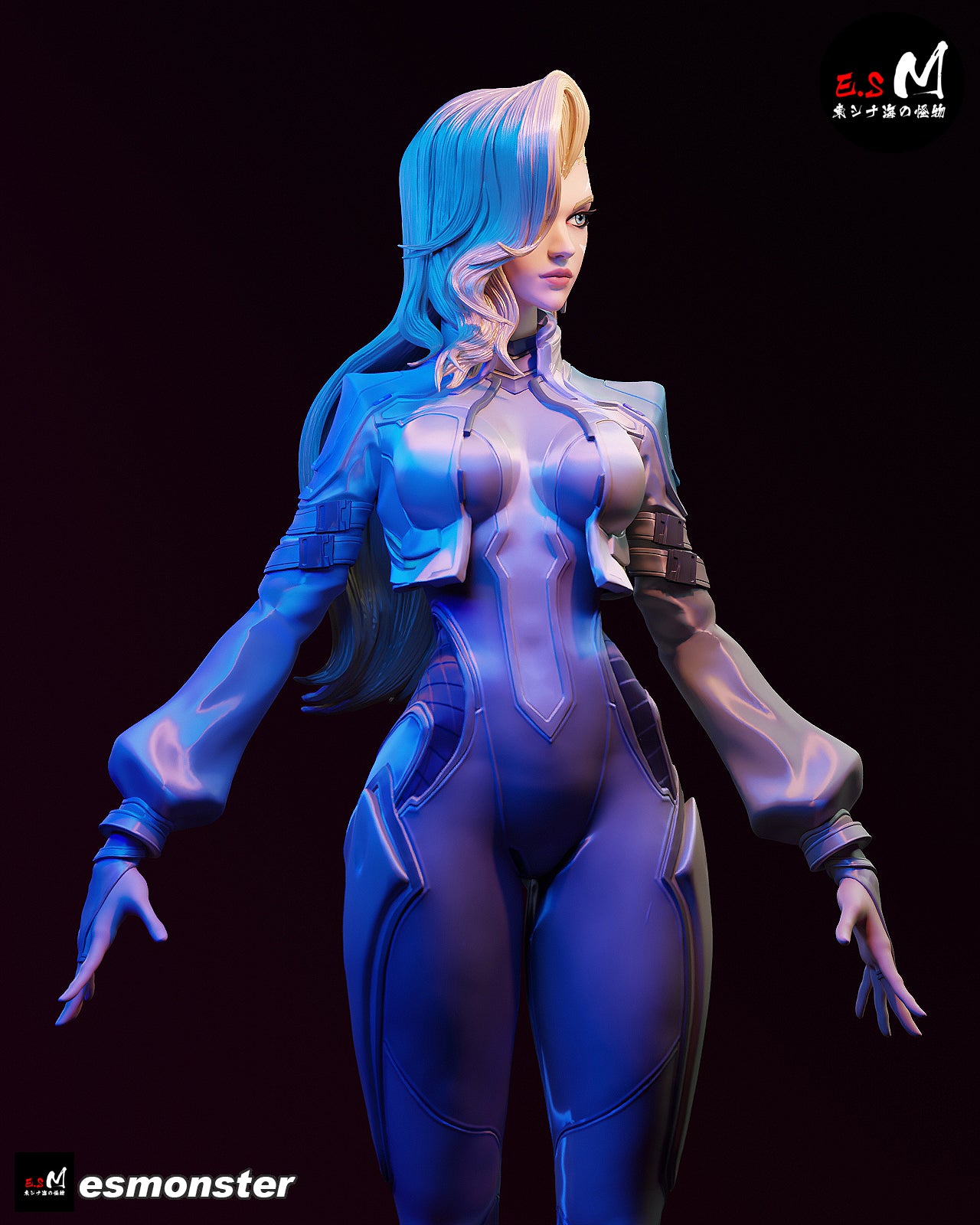 Dagger Style Cloak & Dagger Marvel Unpainted Resin Garage Kit (1/6-1/12)