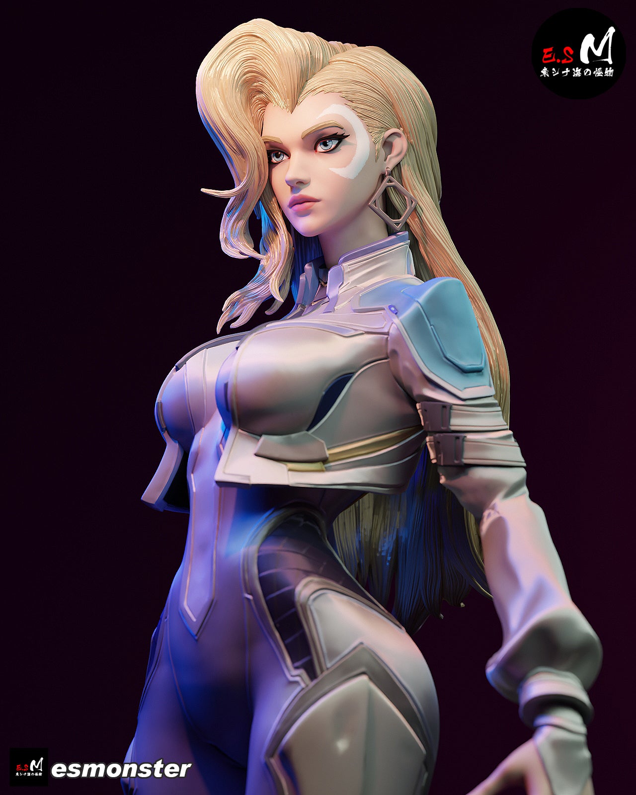 Dagger Style Cloak & Dagger Marvel Unpainted Resin Garage Kit (1/6-1/12)