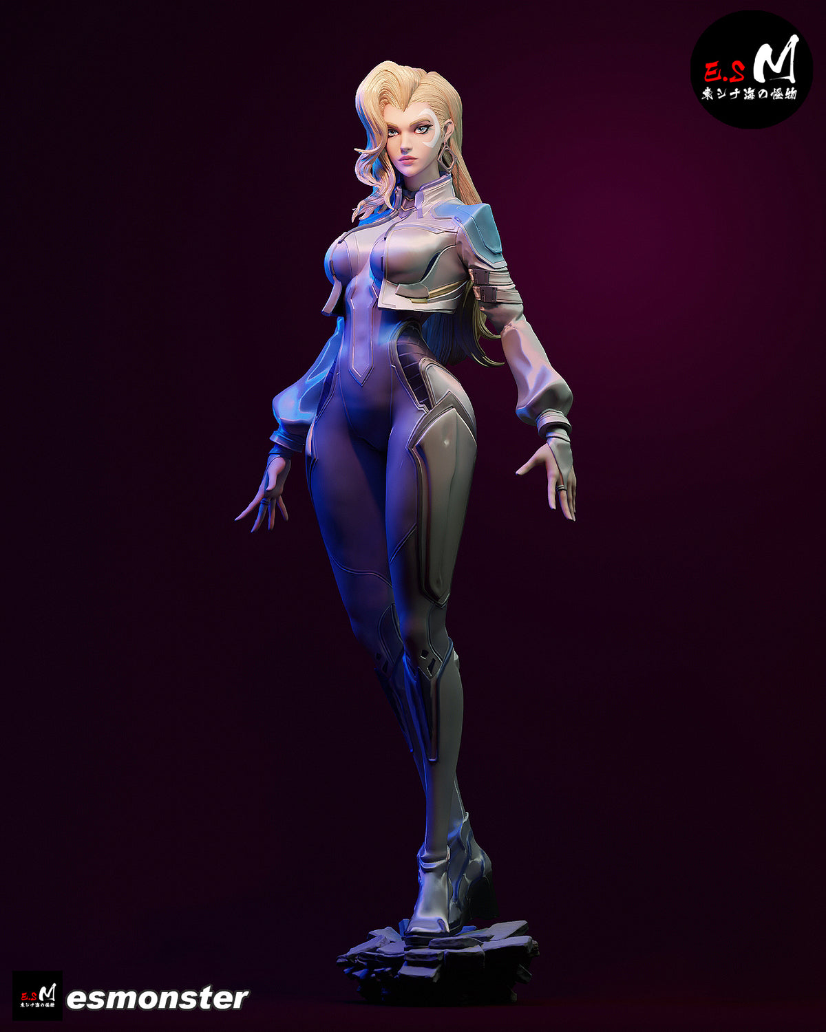 Dagger Style Cloak & Dagger Marvel Unpainted Resin Garage Kit (1/6-1/12)