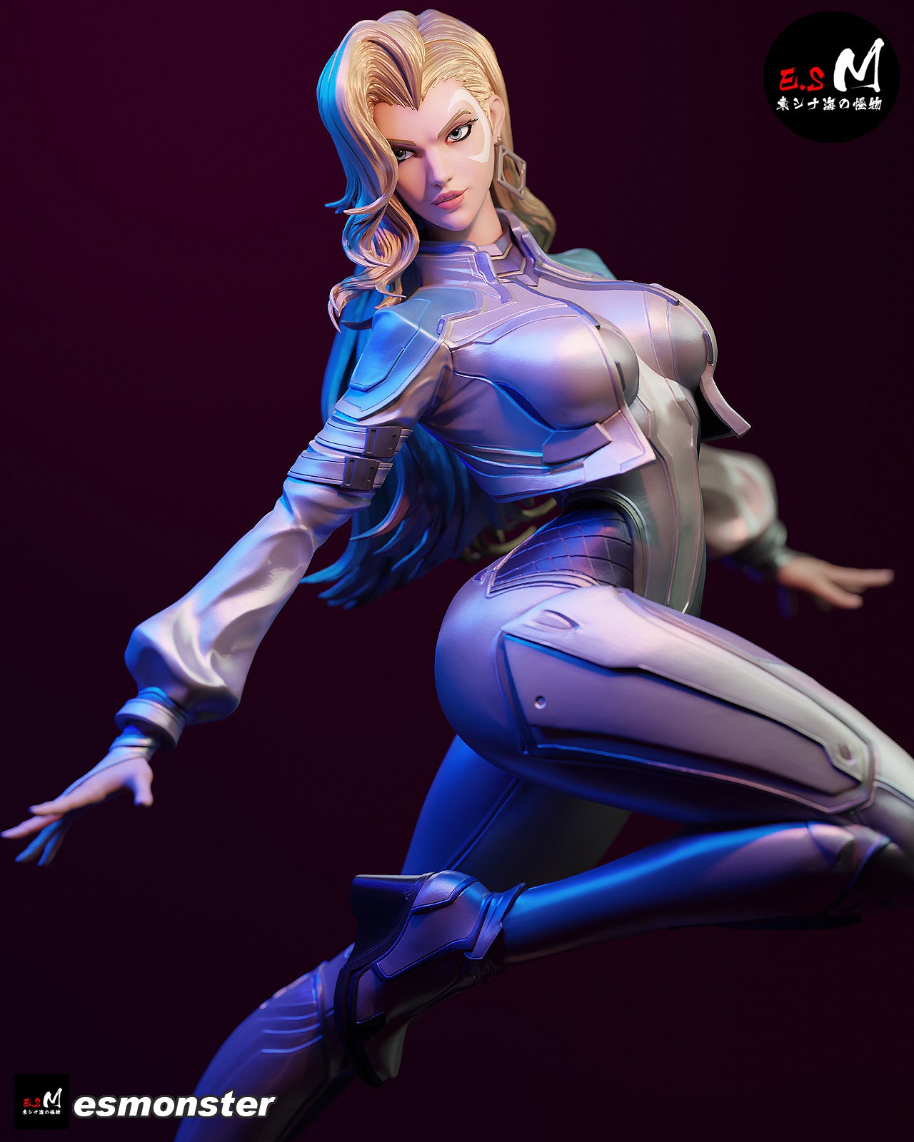 Dagger Style Cloak & Dagger Marvel Unpainted Resin Garage Kit (1/6-1/12)