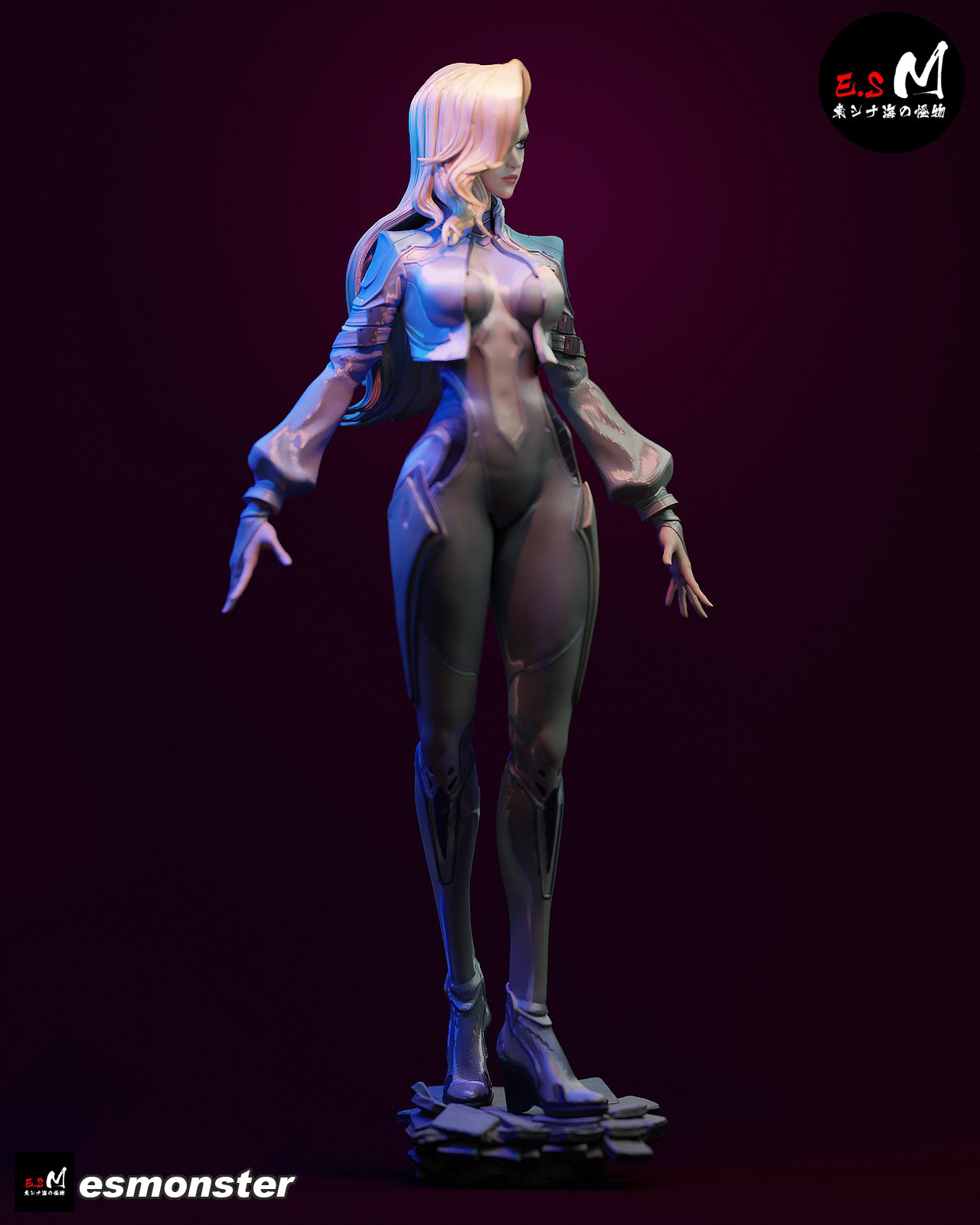 Dagger Style Cloak & Dagger Marvel Unpainted Resin Garage Kit (1/6-1/12)