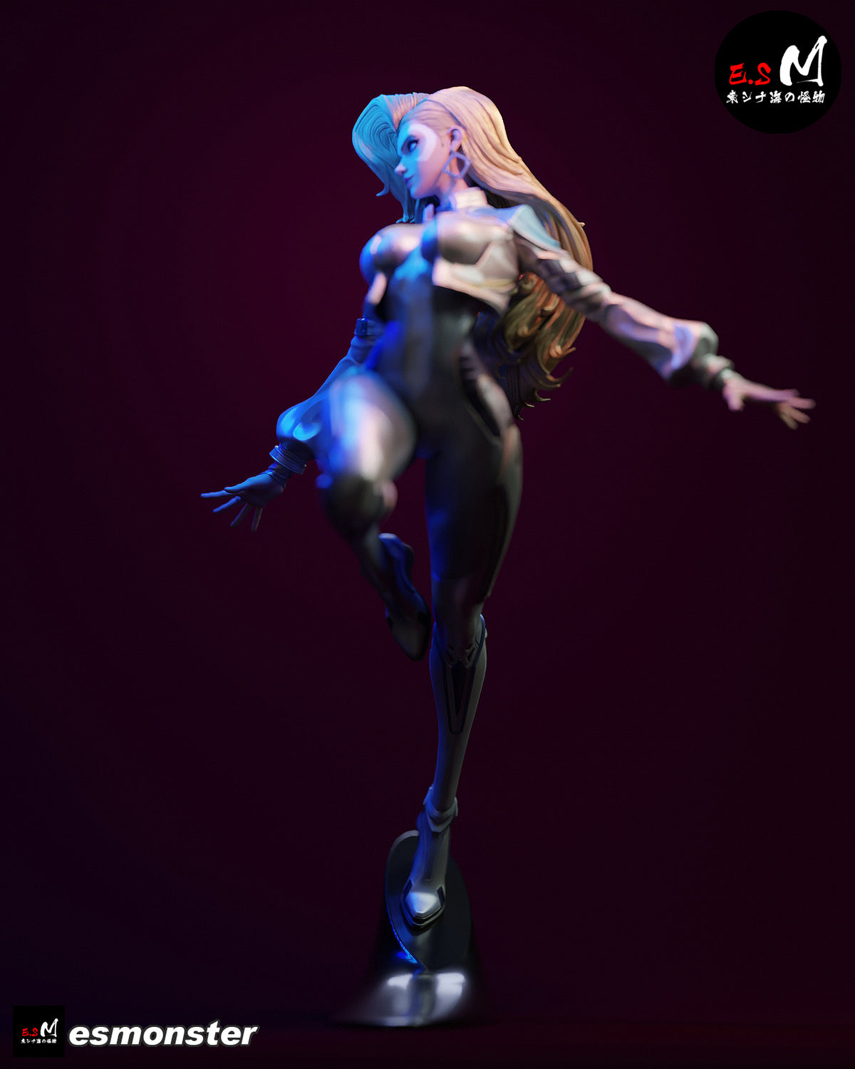 Dagger Style Cloak & Dagger Marvel Unpainted Resin Garage Kit (1/6-1/12)
