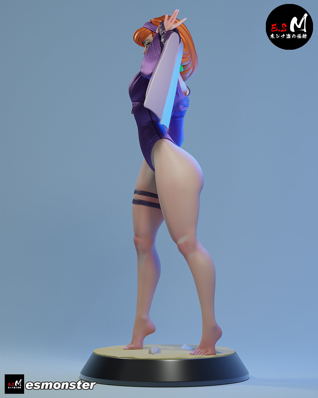 Daphne Snorkel Style Scooby-Doo Cartoon Unpainted Resin Garage Kit (1/6-1/12)