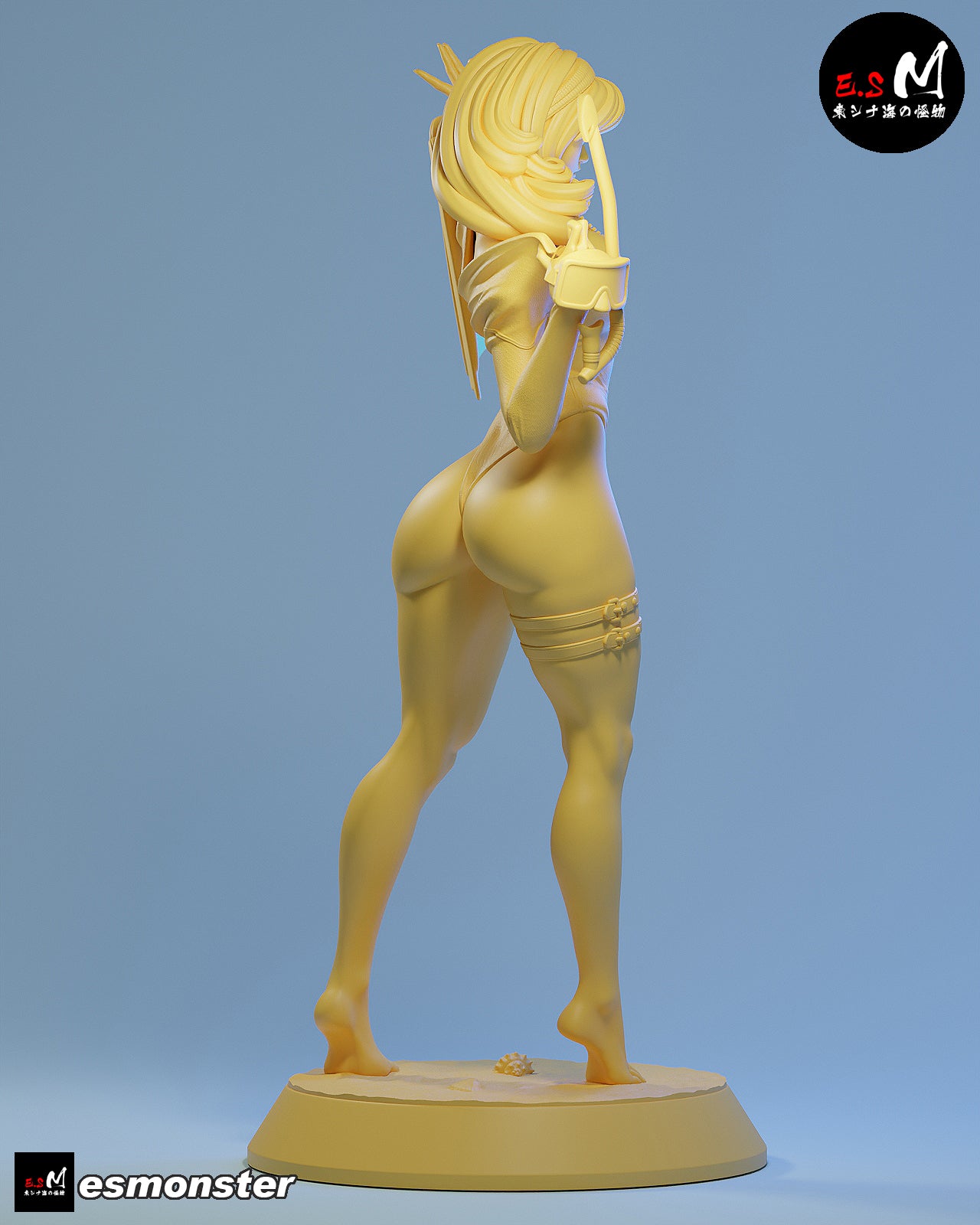 Daphne Snorkel Style Scooby-Doo Cartoon Unpainted Resin Garage Kit (1/6-1/12)