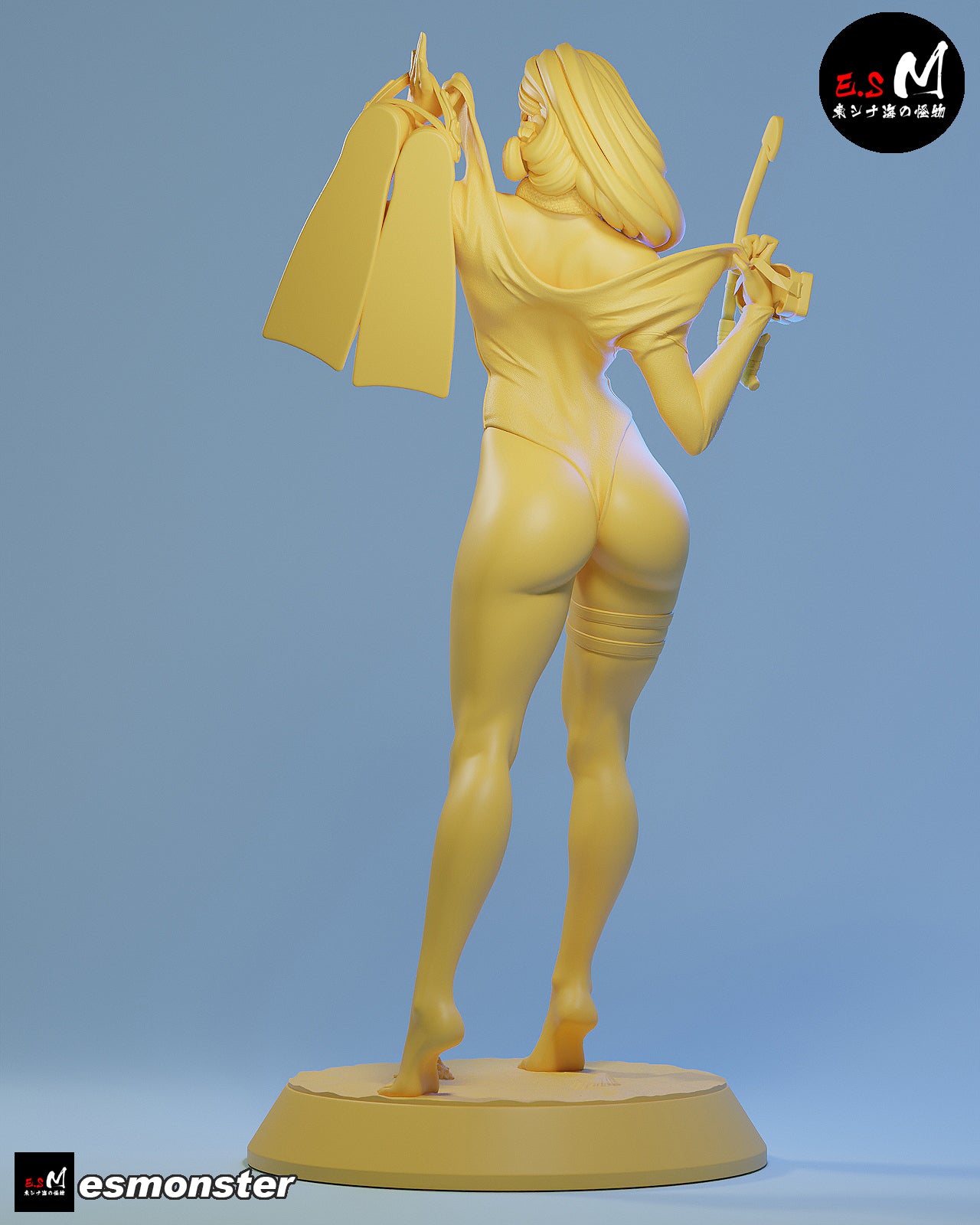 Daphne Snorkel Style Scooby-Doo Cartoon Unpainted Resin Garage Kit (1/6-1/12)