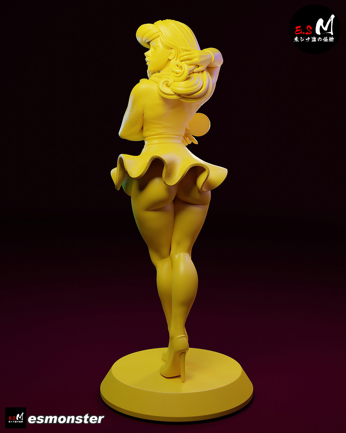 Daphne Backless Style Scooby-Doo Cartoon Unpainted Resin Garage Kit (1/6-1/12)