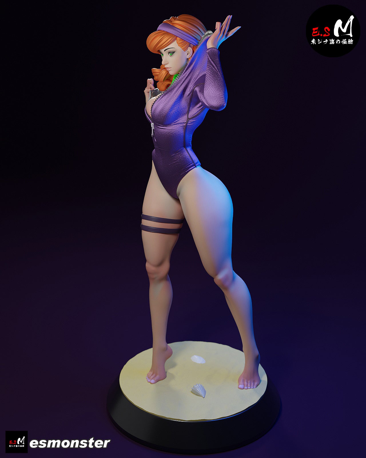 Daphne Snorkel Style Scooby-Doo Cartoon Unpainted Resin Garage Kit (1/6-1/12)