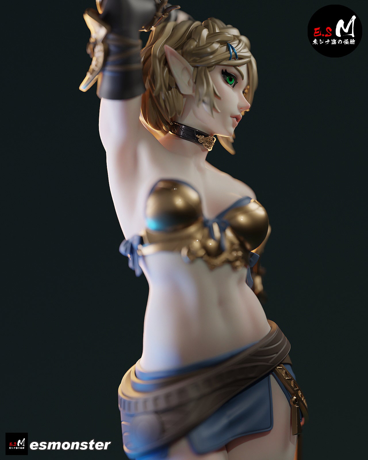 Alluring Zelda Style Zelda Unpainted Resin Garage Model Kit (1/6-1/12)