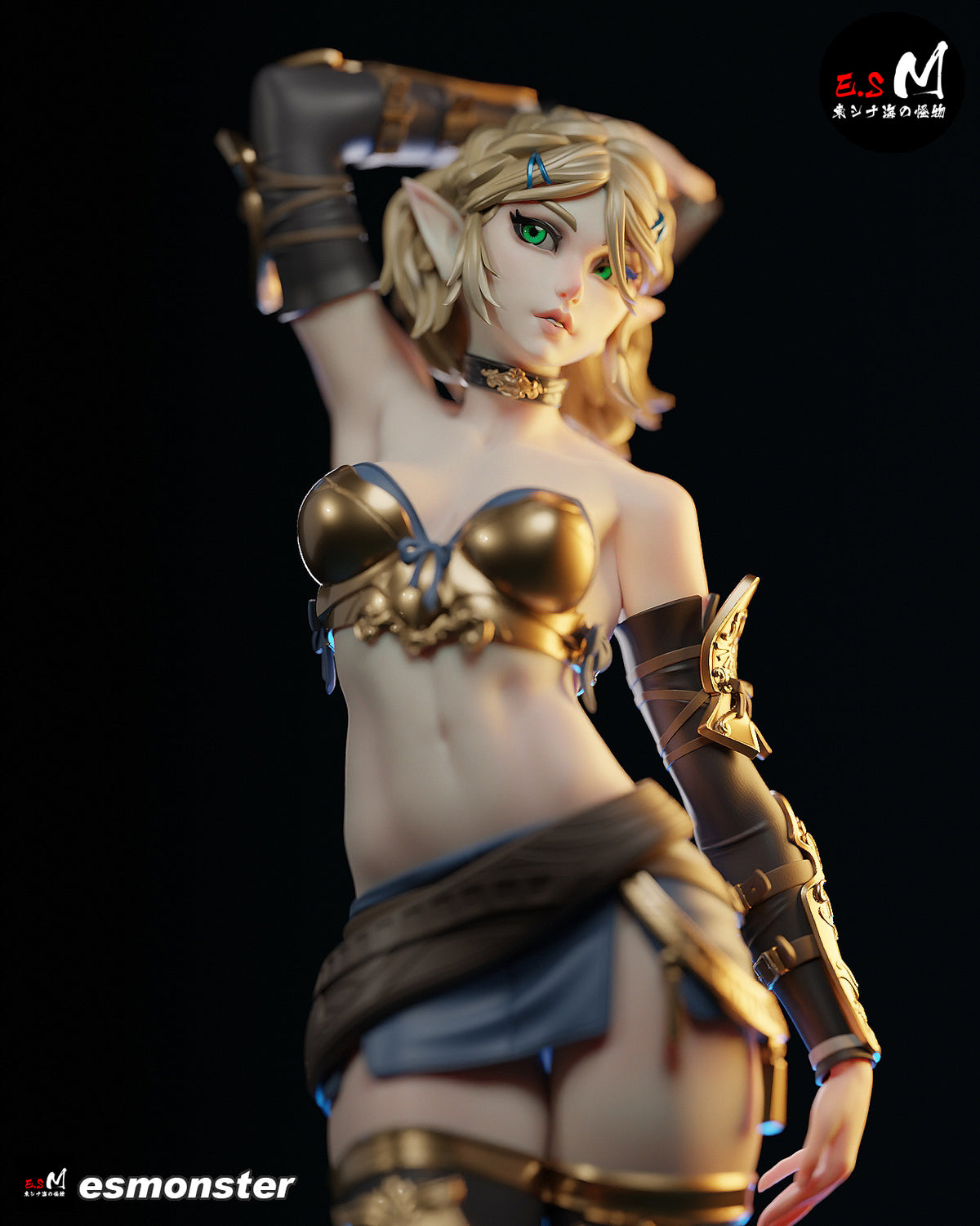Alluring Zelda Style Zelda Unpainted Resin Garage Model Kit (1/6-1/12)