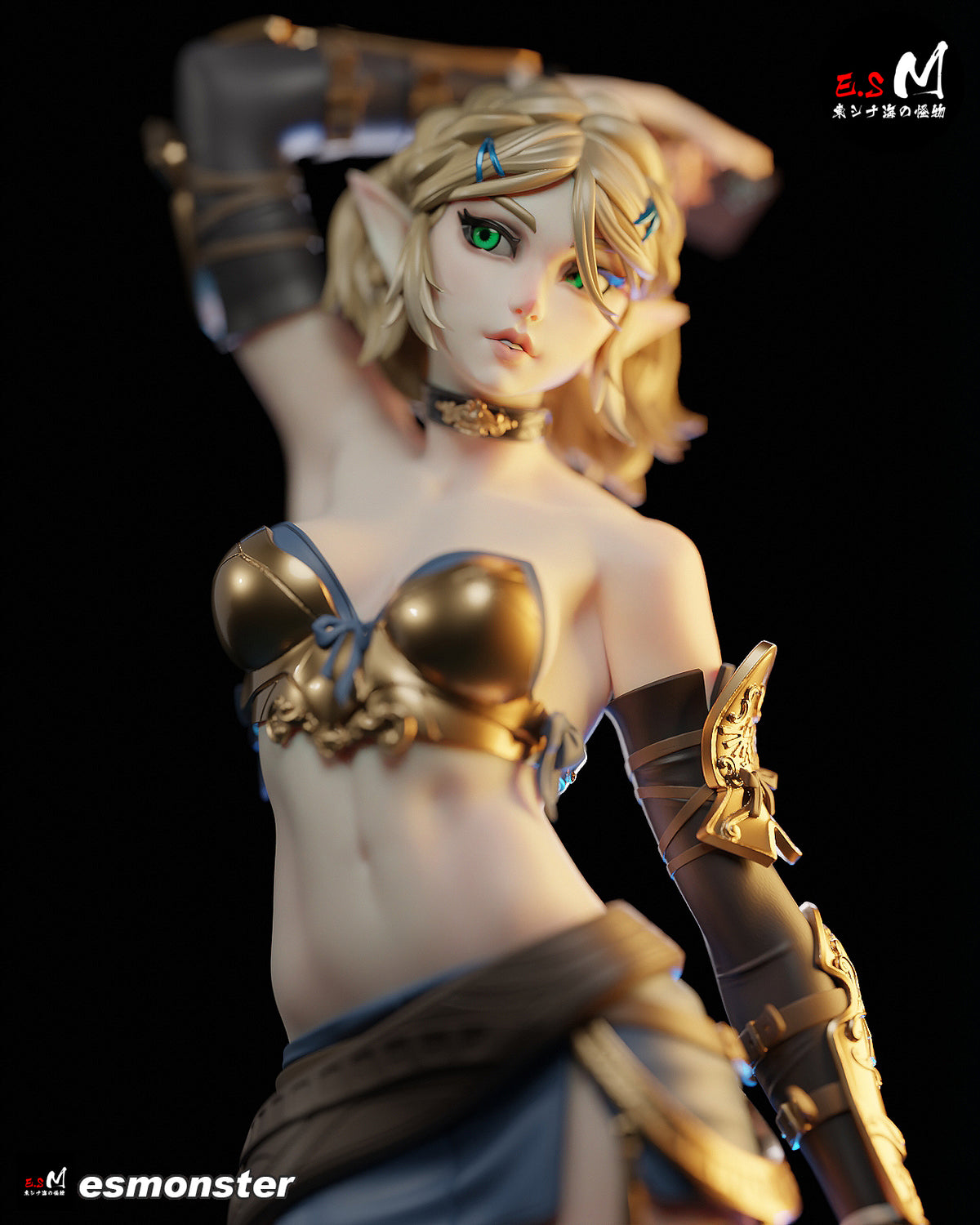 Alluring Zelda Style Zelda Unpainted Resin Garage Model Kit (1/6-1/12)