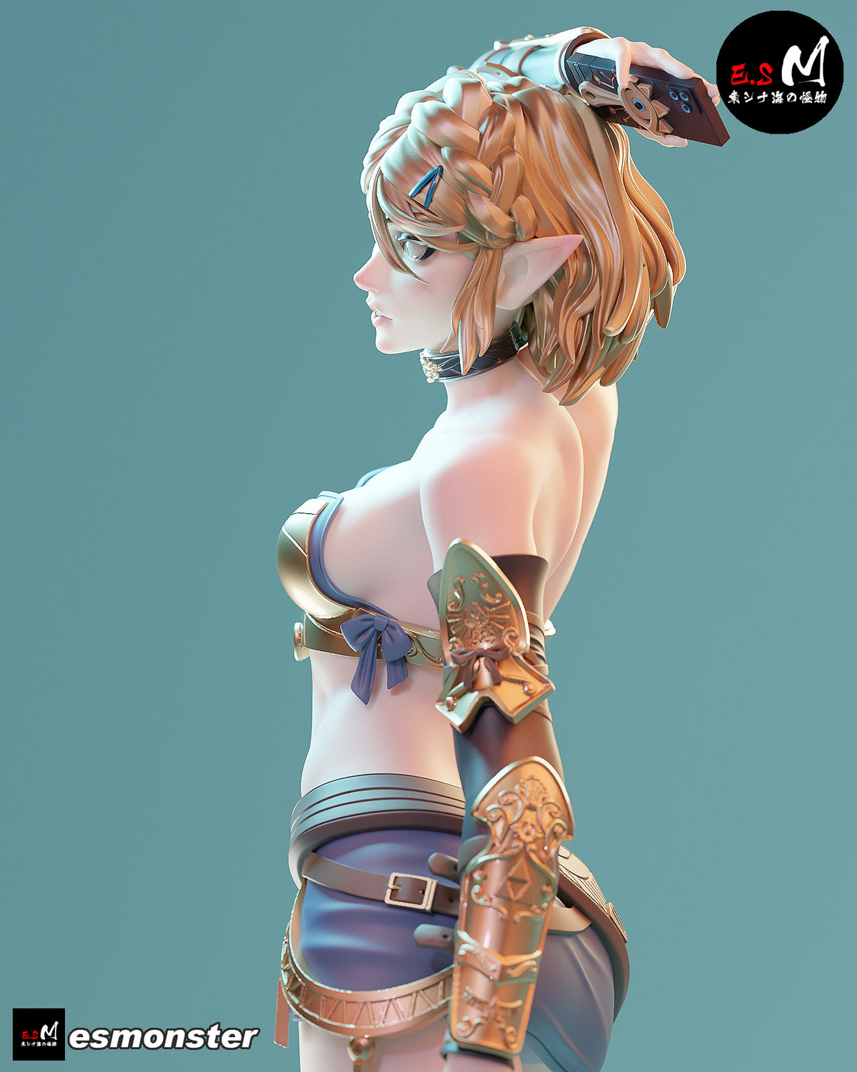 Alluring Zelda Style Zelda Unpainted Resin Garage Model Kit (1/6-1/12)