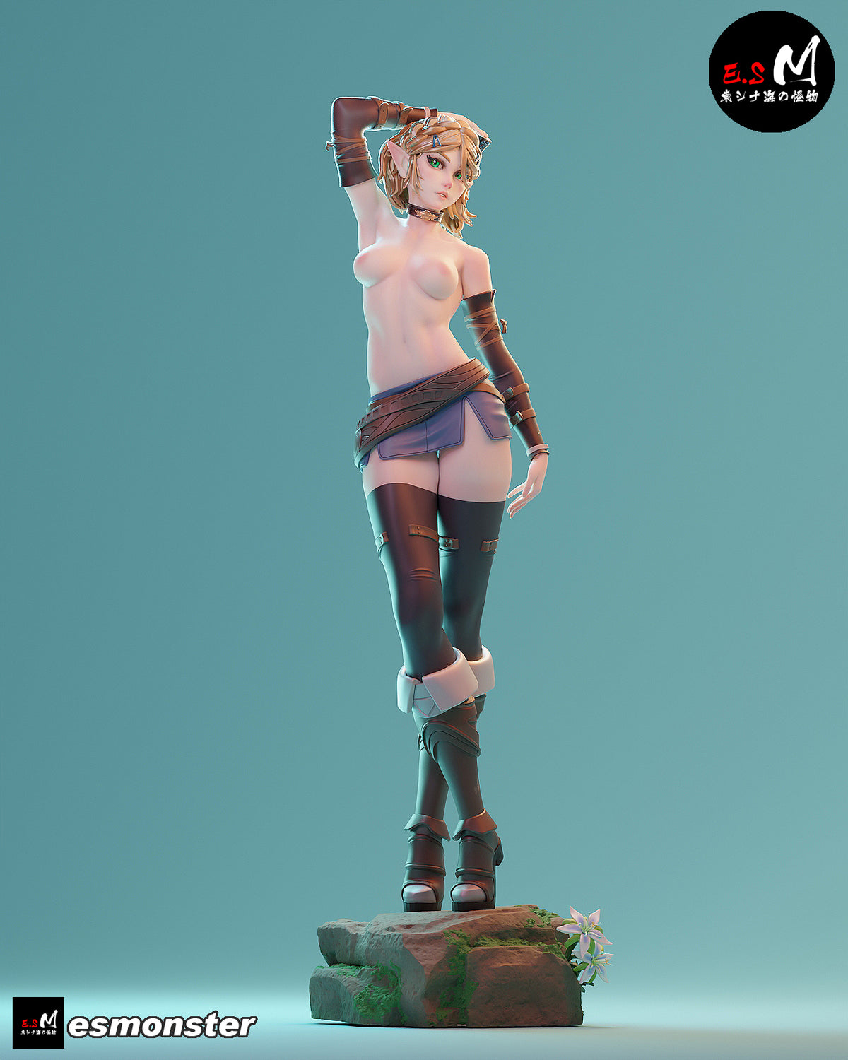 Alluring Zelda Style Zelda Unpainted Resin Garage Model Kit (1/6-1/12)