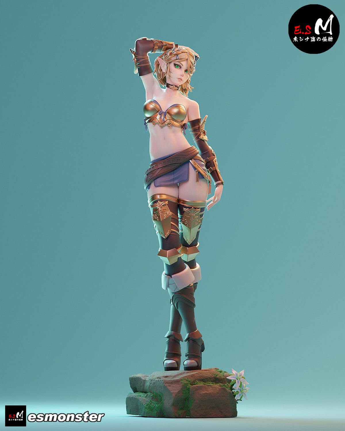 Alluring Zelda Style Zelda Unpainted Resin Garage Model Kit (1/6-1/12)