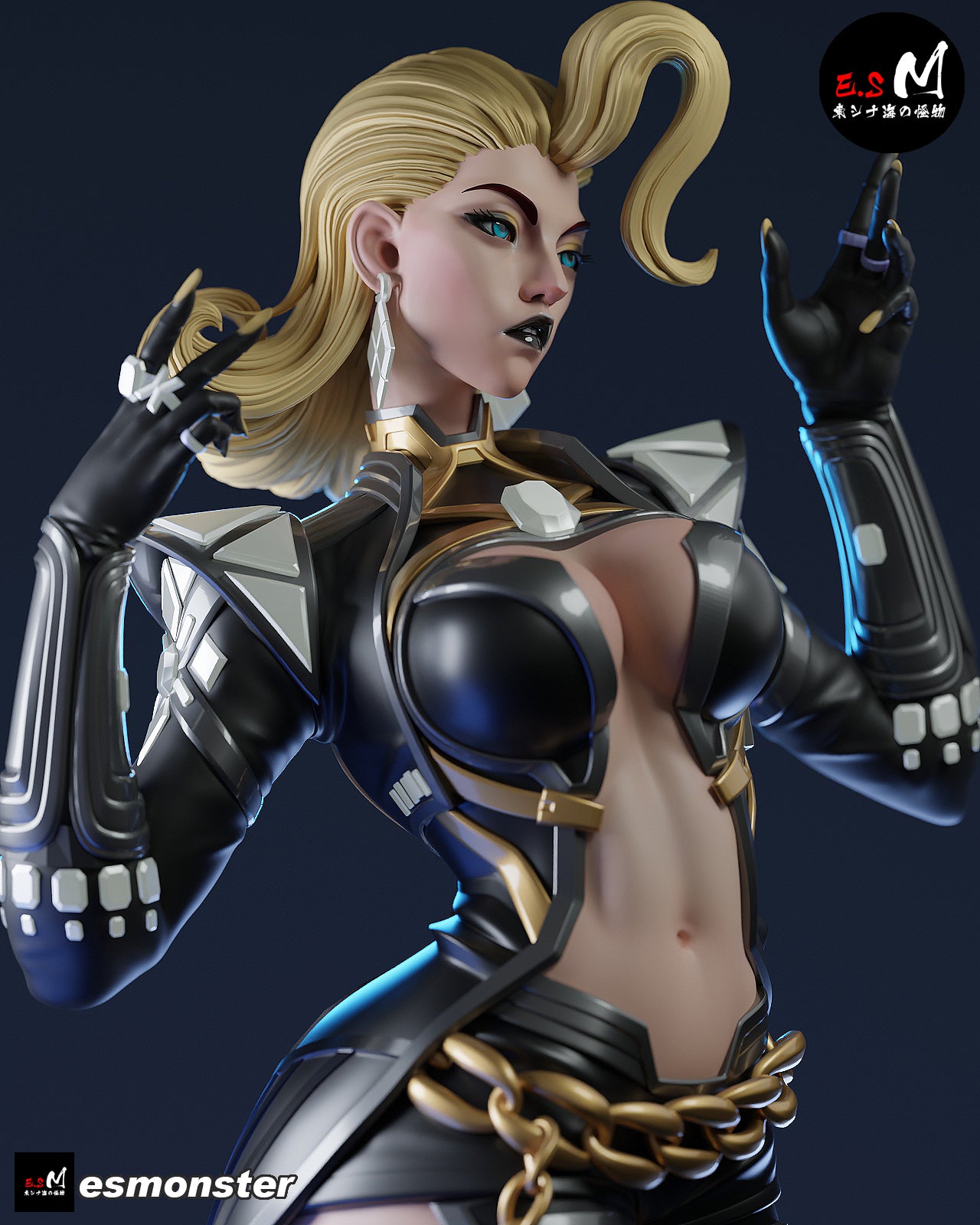 Emma Frost Attack Style X-Men Unpainted Resin Garage Model Kit (1/6-1/12)