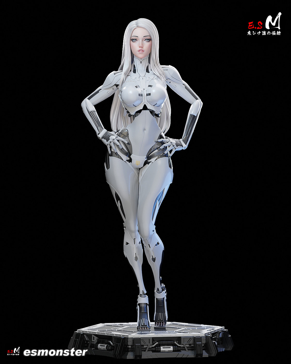 Android Enya Sci-Fi Unpainted Resin Garage Model Kit (1/6-1/12)