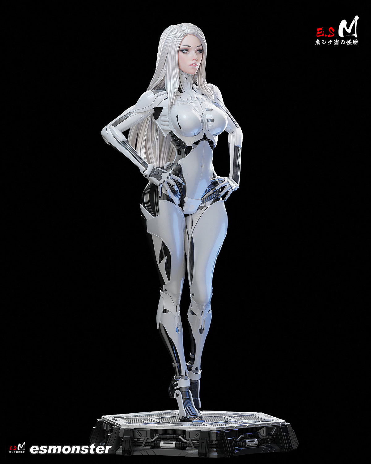Android Enya Sci-Fi Unpainted Resin Garage Model Kit (1/6-1/12)