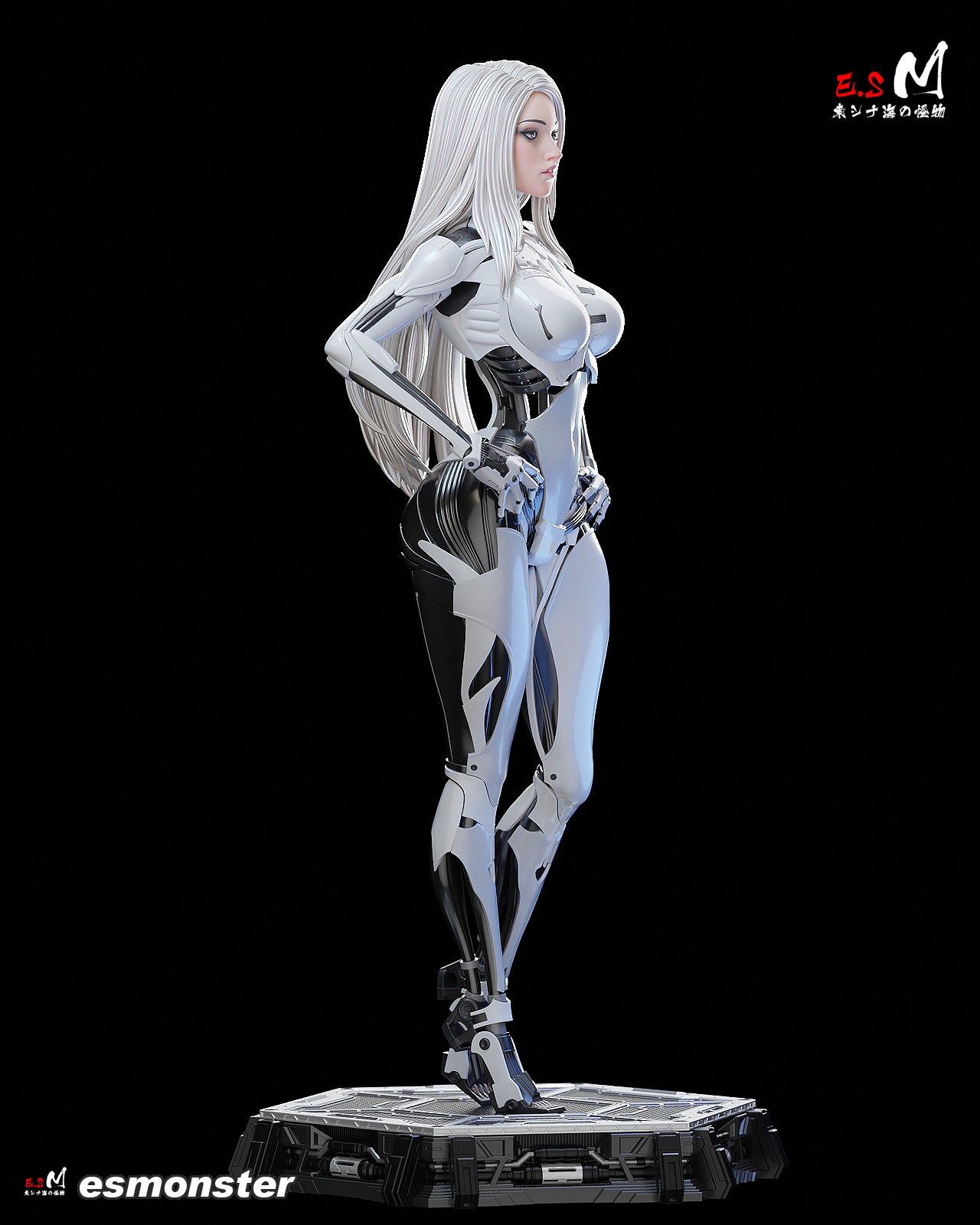 Android Enya Sci-Fi Unpainted Resin Garage Model Kit (1/6-1/12)