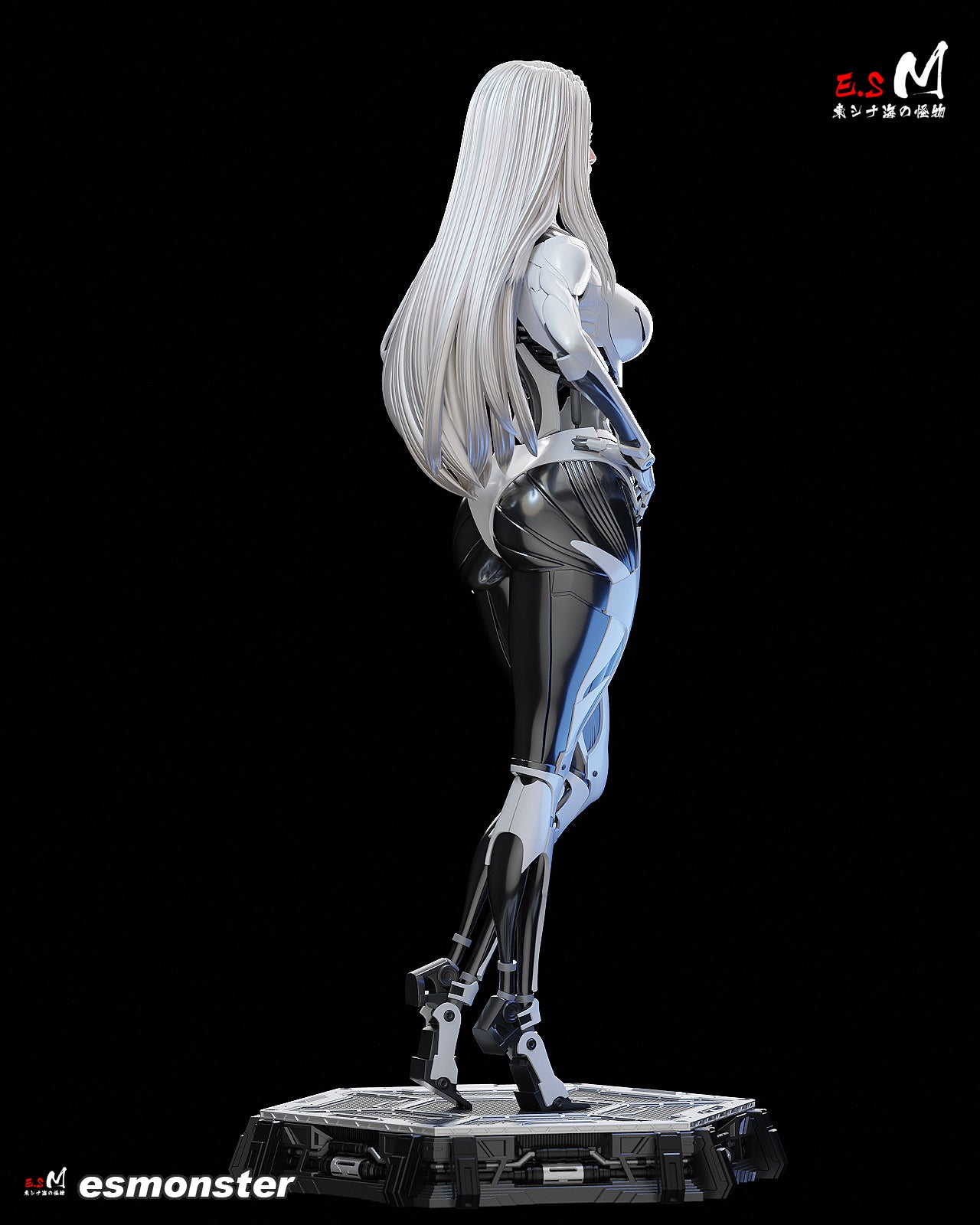 Android Enya Sci-Fi Unpainted Resin Garage Model Kit (1/6-1/12)