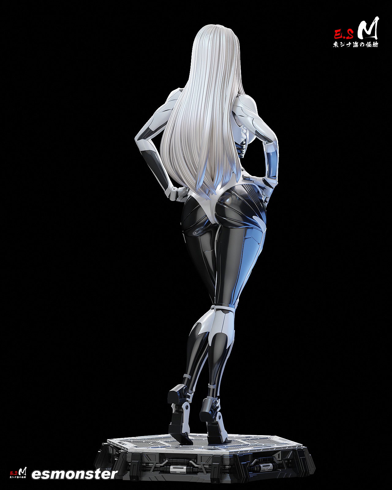 Android Enya Sci-Fi Unpainted Resin Garage Model Kit (1/6-1/12)