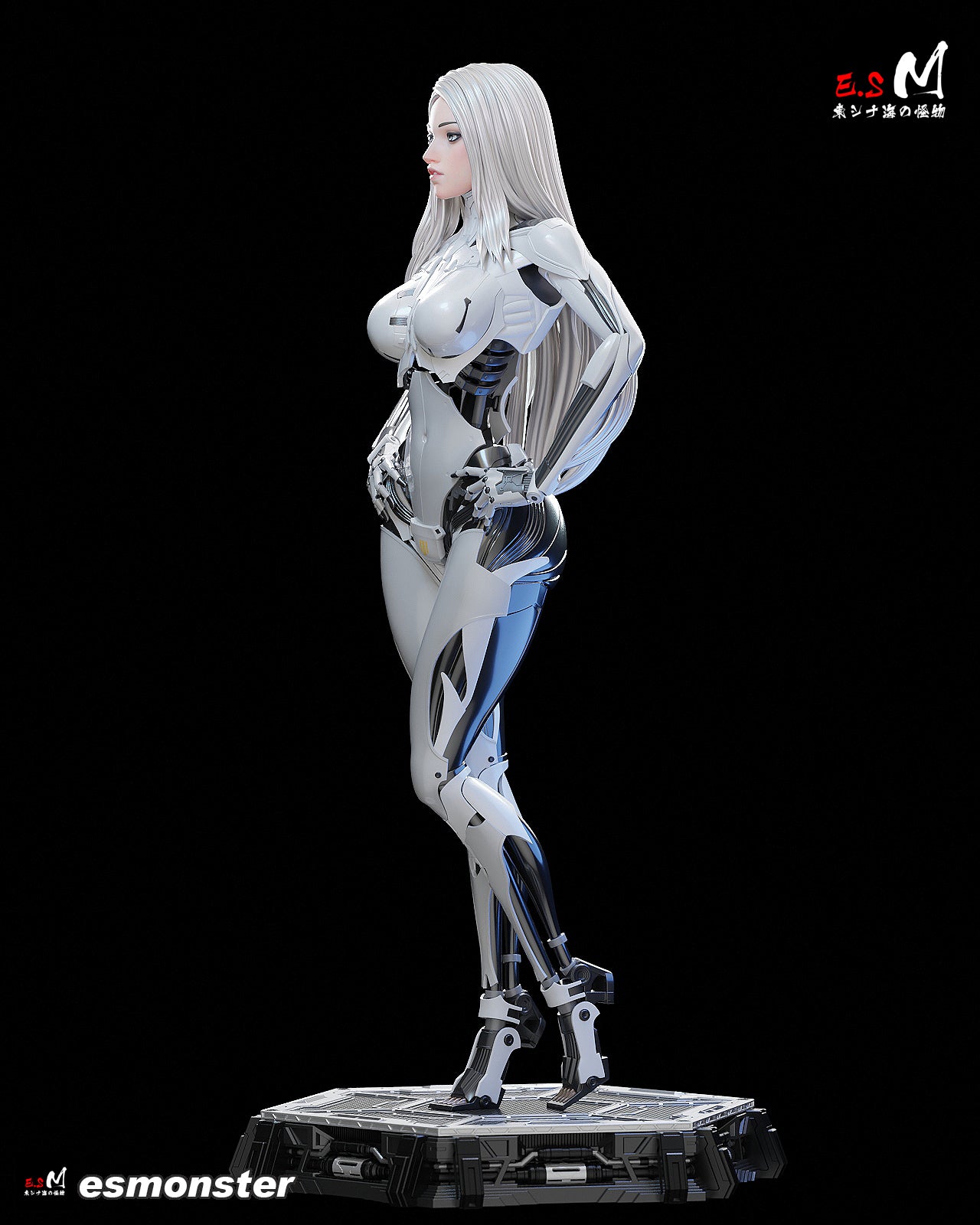 Android Enya Sci-Fi Unpainted Resin Garage Model Kit (1/6-1/12)