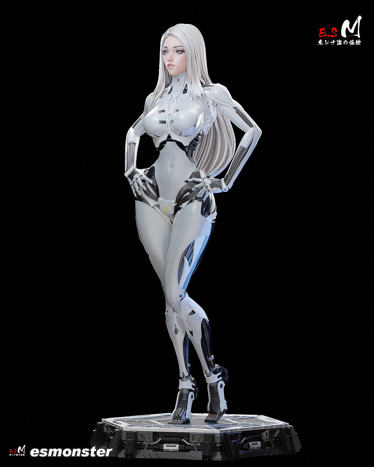 Android Enya Sci-Fi Unpainted Resin Garage Model Kit (1/6-1/12)