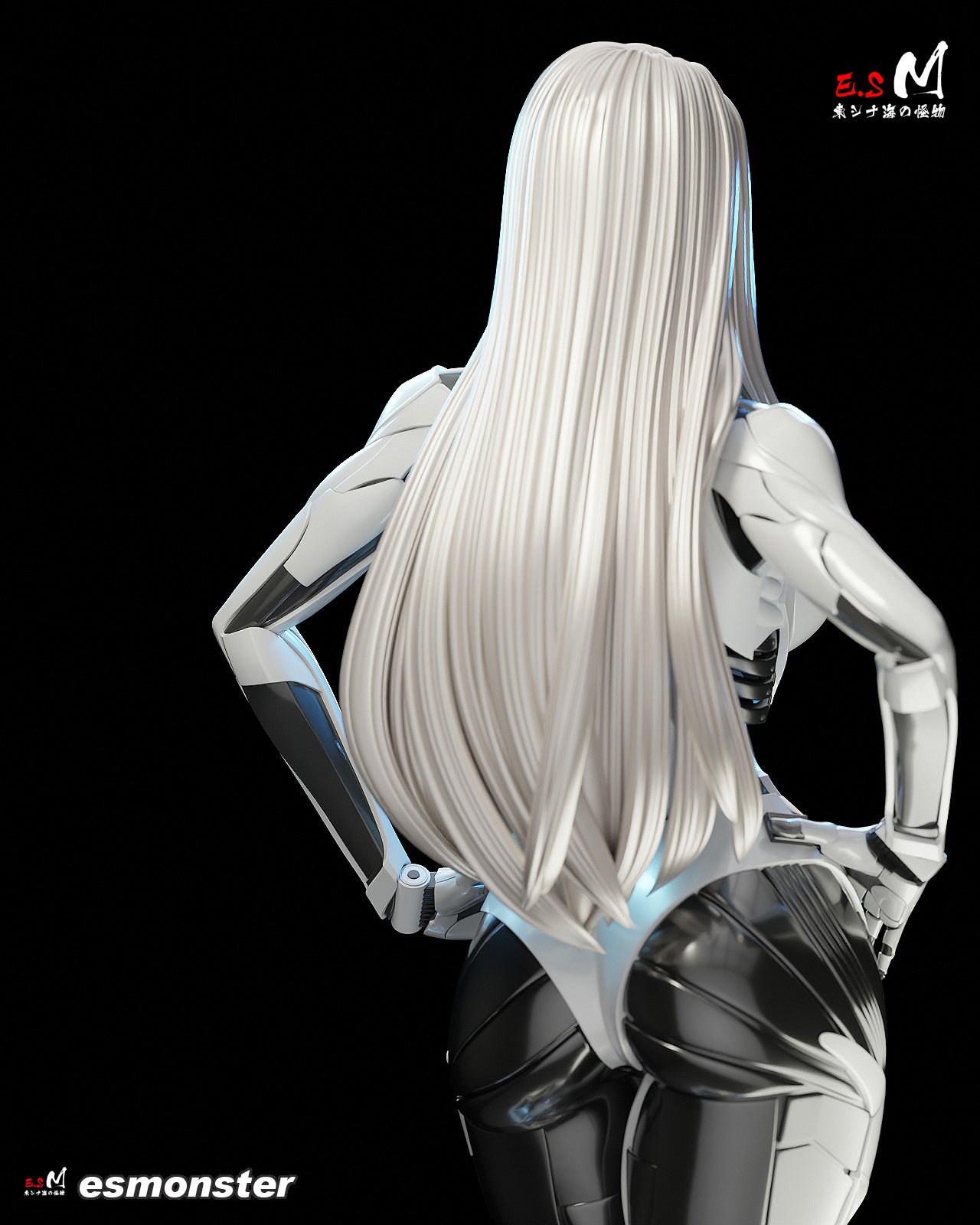 Android Enya Sci-Fi Unpainted Resin Garage Model Kit (1/6-1/12)