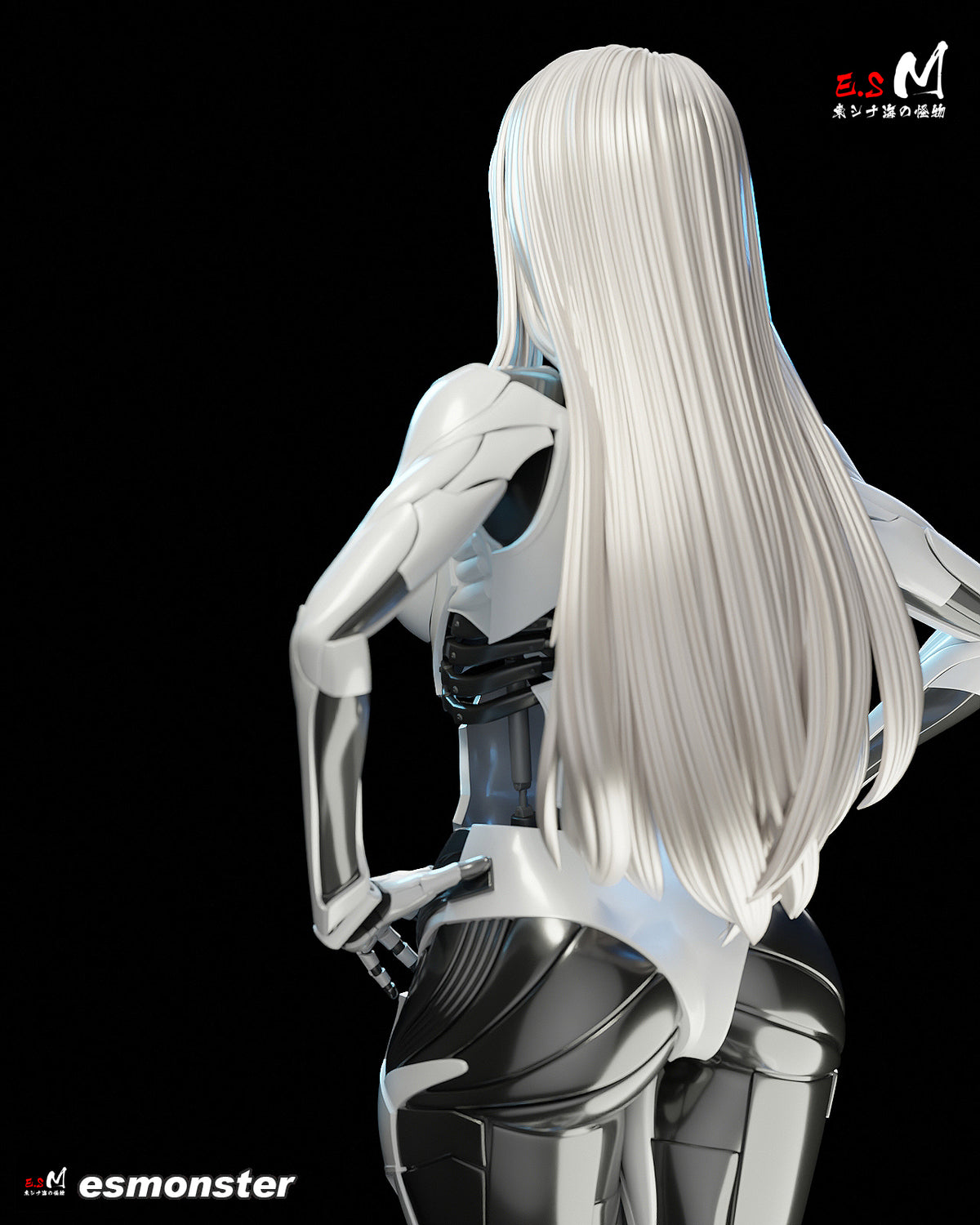 Android Enya Sci-Fi Unpainted Resin Garage Model Kit (1/6-1/12)
