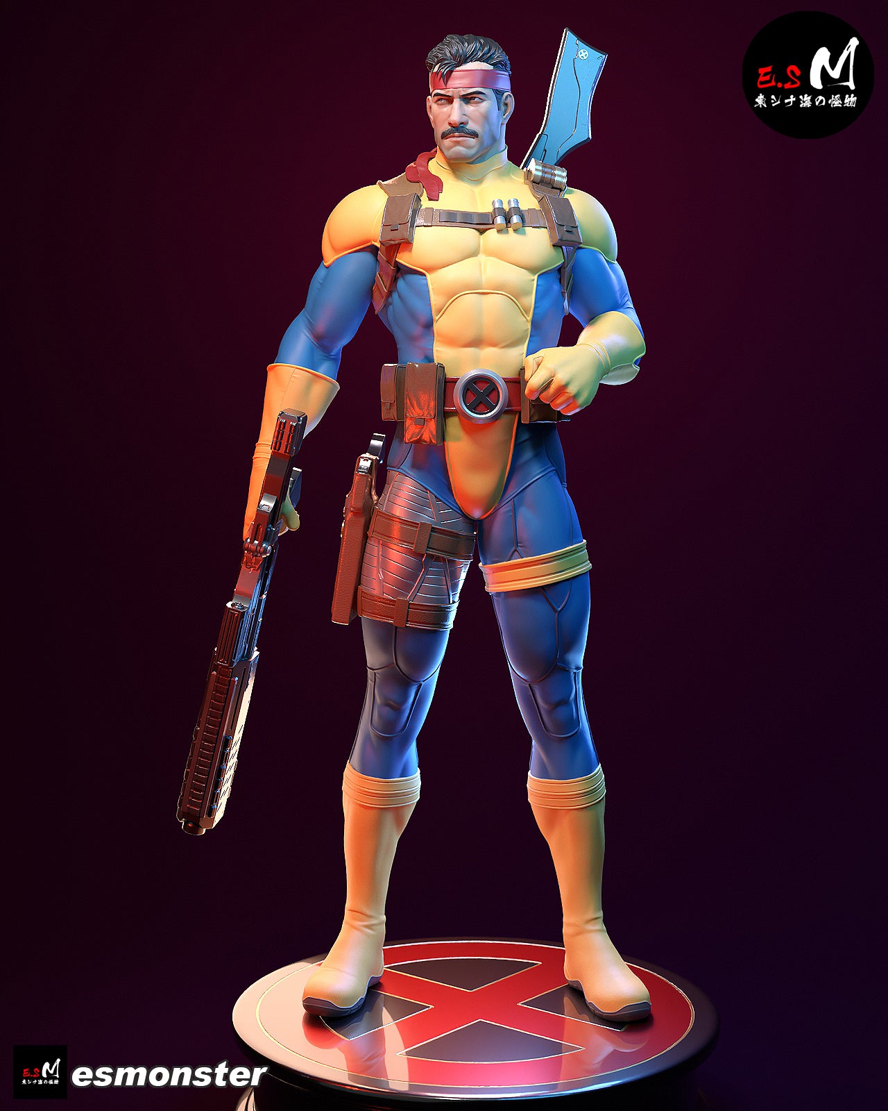 Armed Forge Style X-Men Unpainted Resin Garage Model Kit (1/6-1/12)