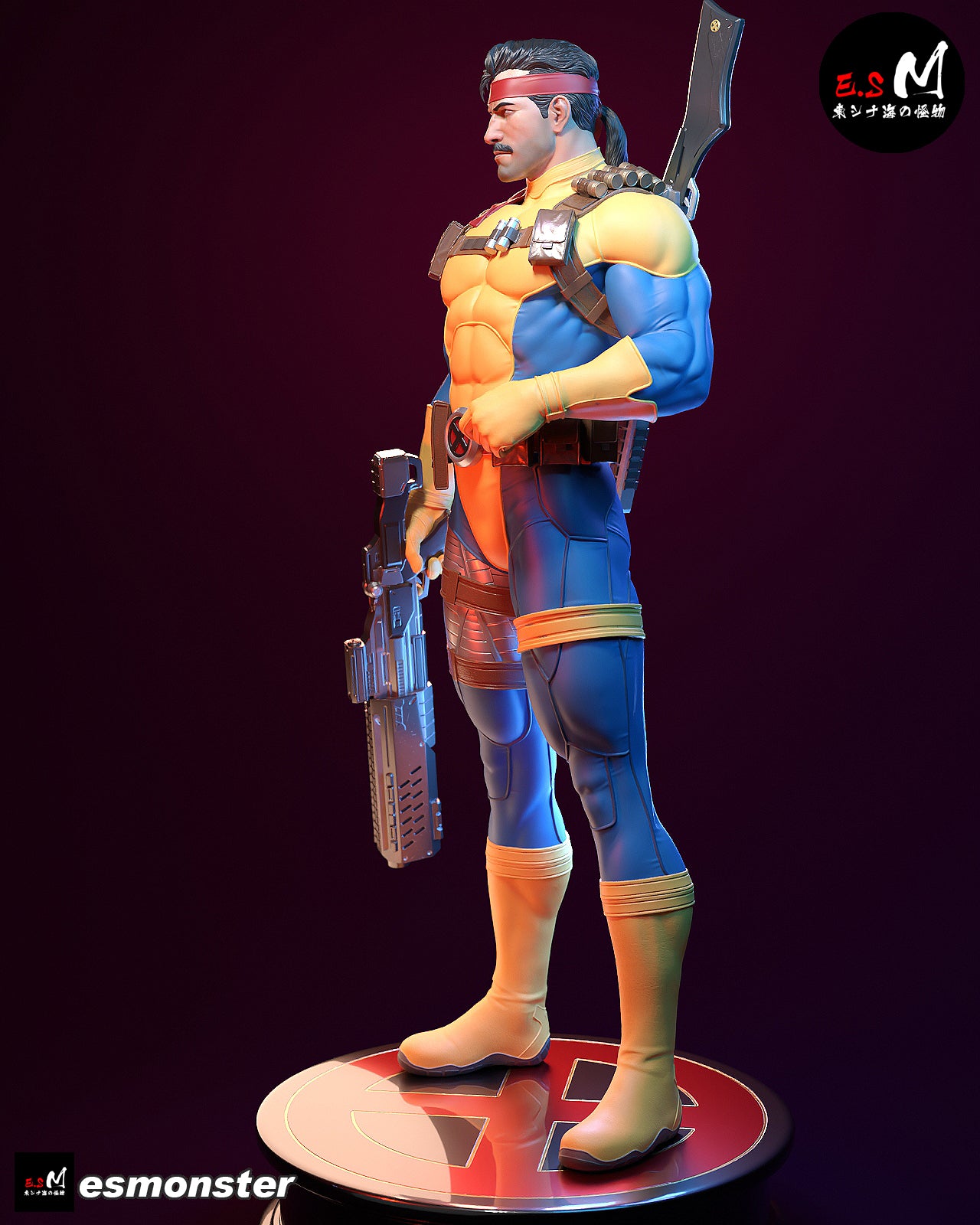 Armed Forge Style X-Men Unpainted Resin Garage Model Kit (1/6-1/12)