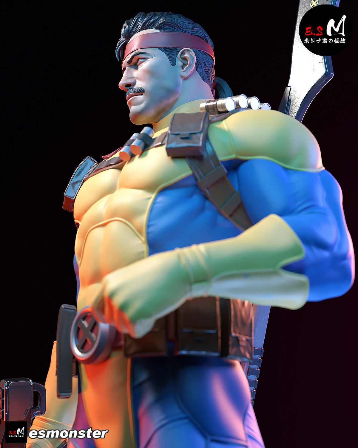Armed Forge Style X-Men Unpainted Resin Garage Model Kit (1/6-1/12)