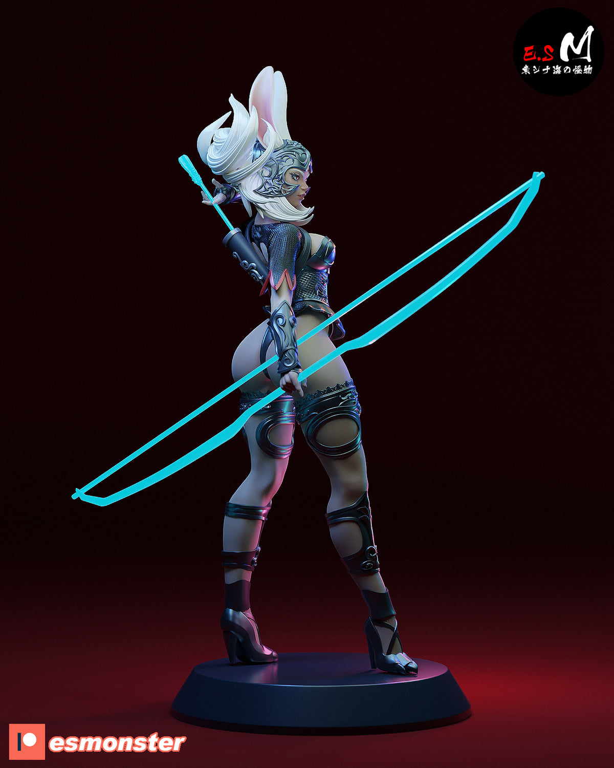 Fran Style Final Fantasy JRPG Unpainted Resin Garage Model Kit (1/6-1/12)