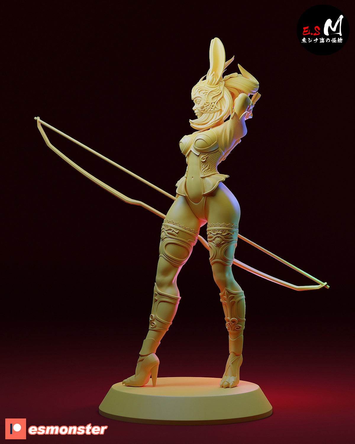 Fran Style Final Fantasy JRPG Unpainted Resin Garage Model Kit (1/6-1/12)
