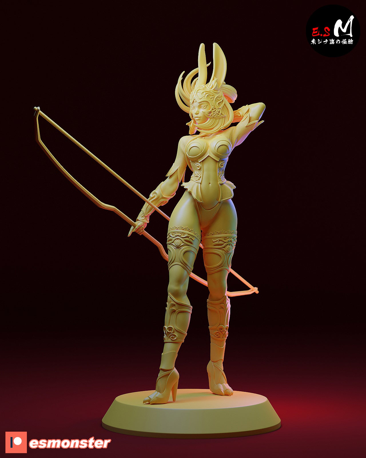 Fran Style Final Fantasy JRPG Unpainted Resin Garage Model Kit (1/6-1/12)