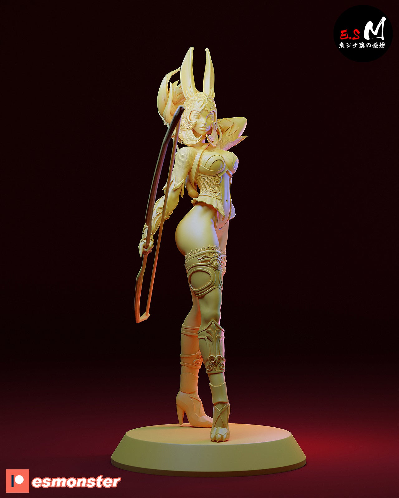 Fran Style Final Fantasy JRPG Unpainted Resin Garage Model Kit (1/6-1/12)