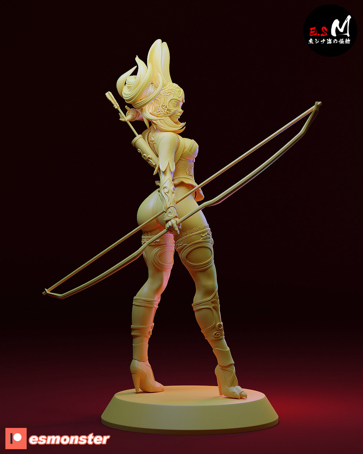 Fran Style Final Fantasy JRPG Unpainted Resin Garage Model Kit (1/6-1/12)
