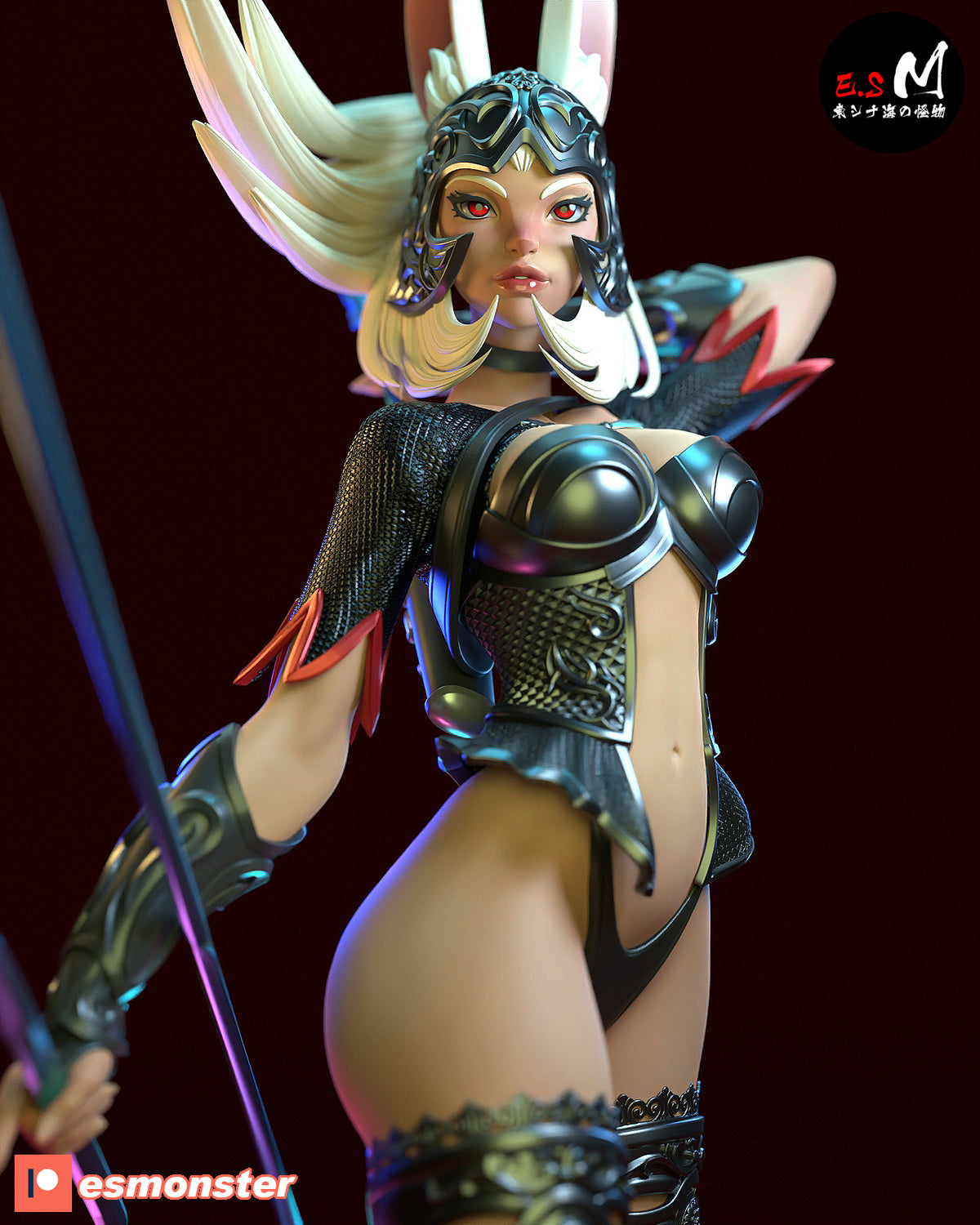 Fran Style Final Fantasy JRPG Unpainted Resin Garage Model Kit (1/6-1/12)