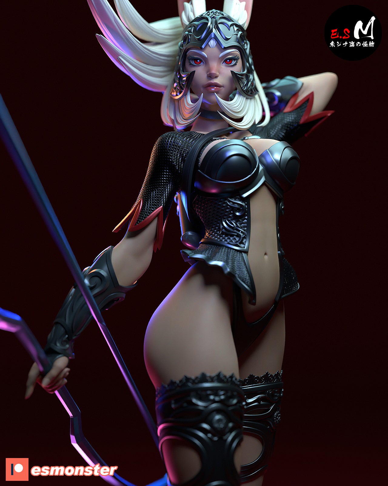 Fran Style Final Fantasy JRPG Unpainted Resin Garage Model Kit (1/6-1/12)