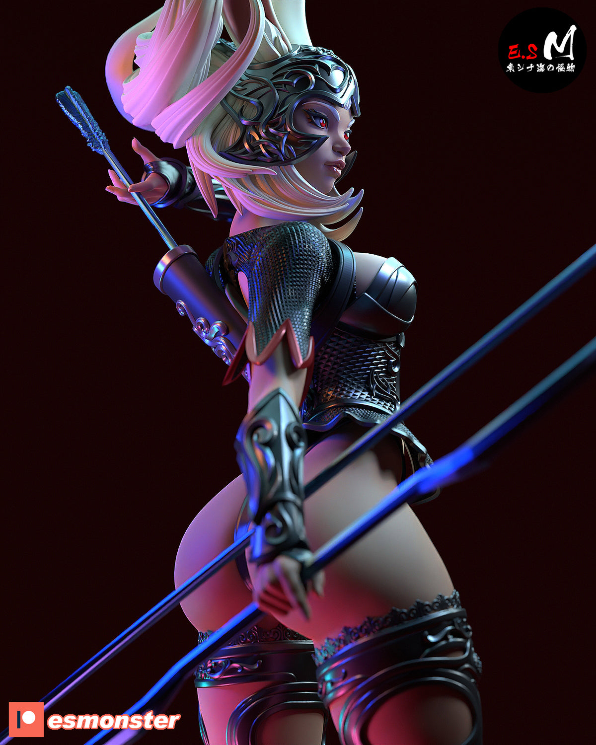 Fran Style Final Fantasy JRPG Unpainted Resin Garage Model Kit (1/6-1/12)