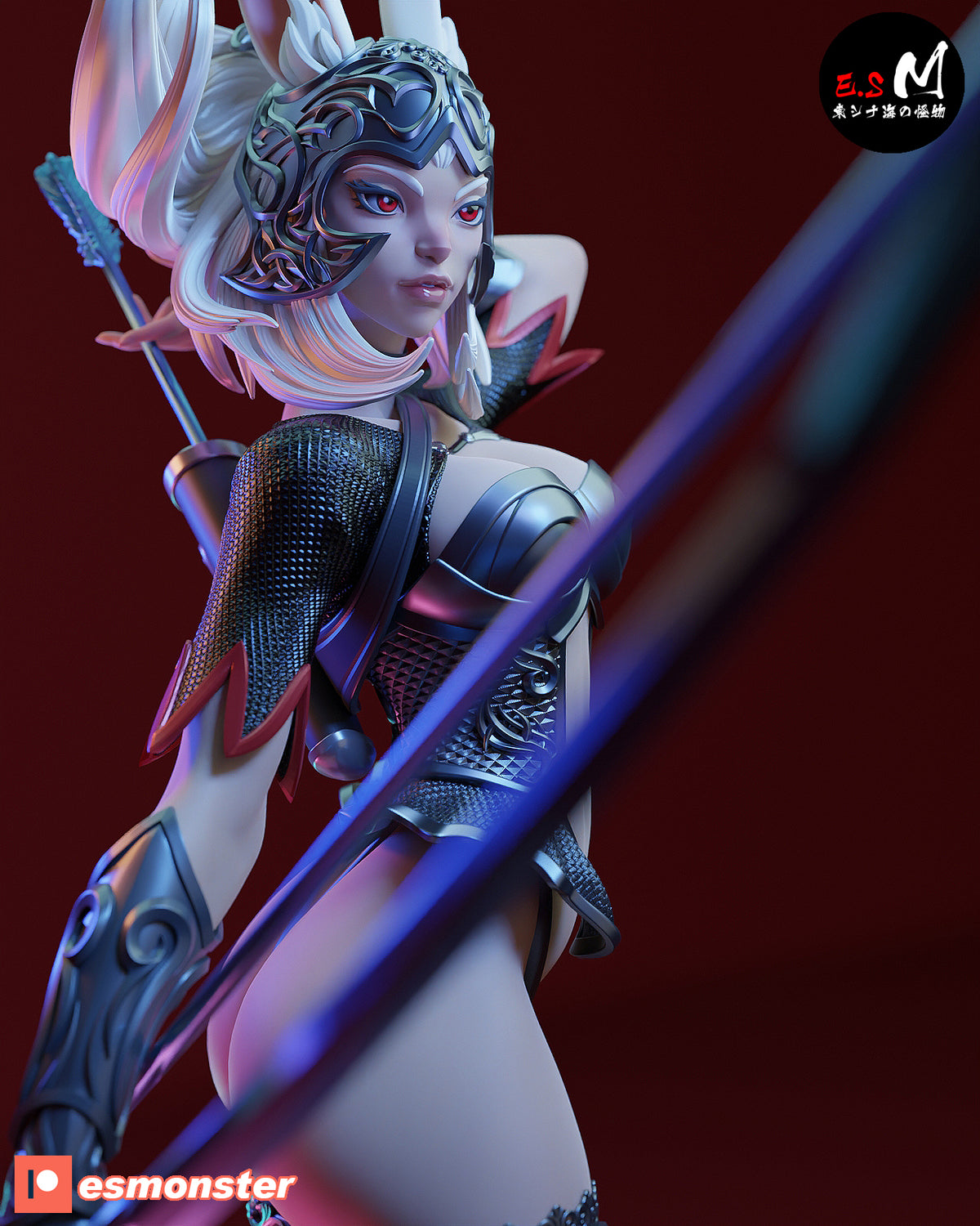 Fran Style Final Fantasy JRPG Unpainted Resin Garage Model Kit (1/6-1/12)