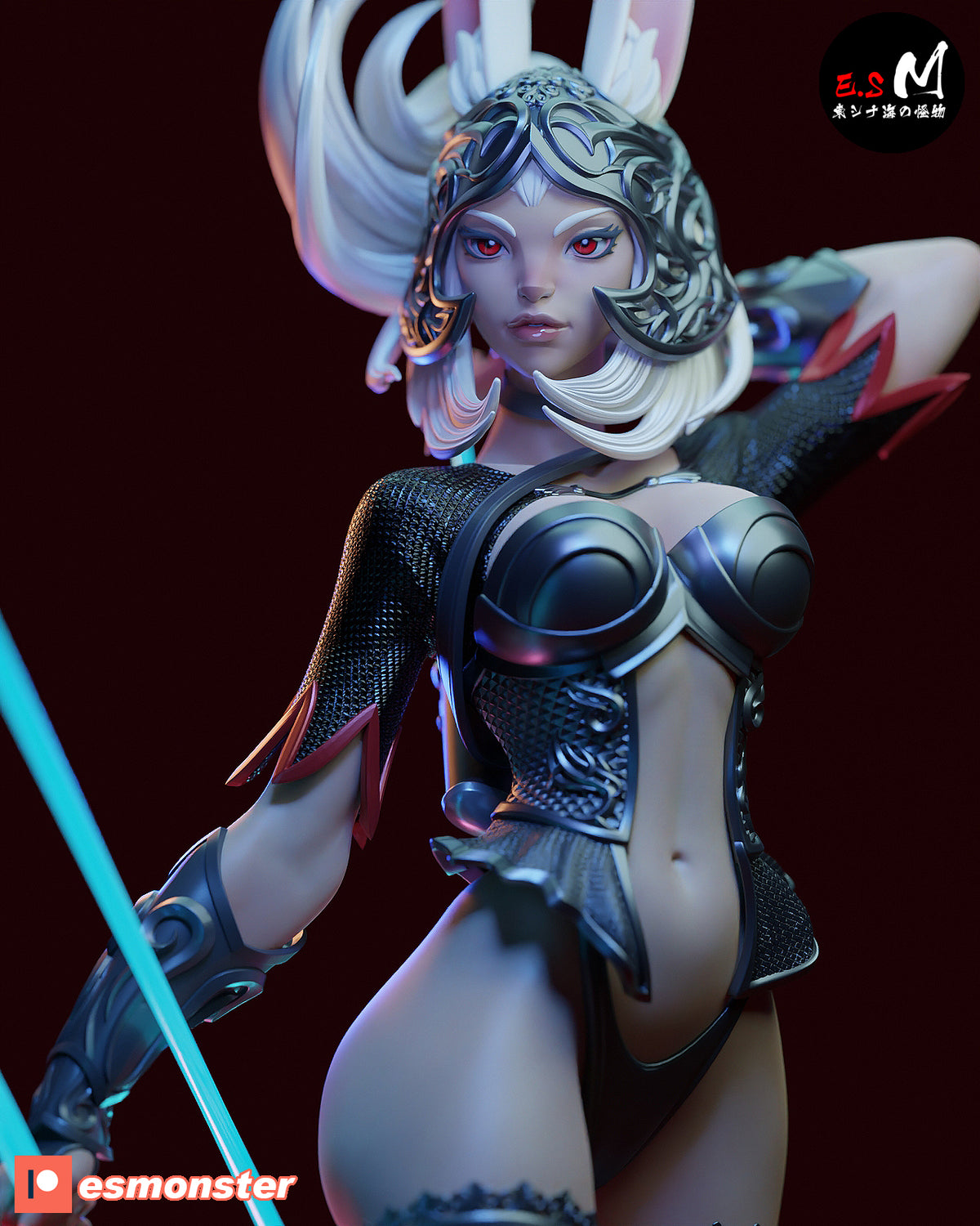 Fran Style Final Fantasy JRPG Unpainted Resin Garage Model Kit (1/6-1/12)