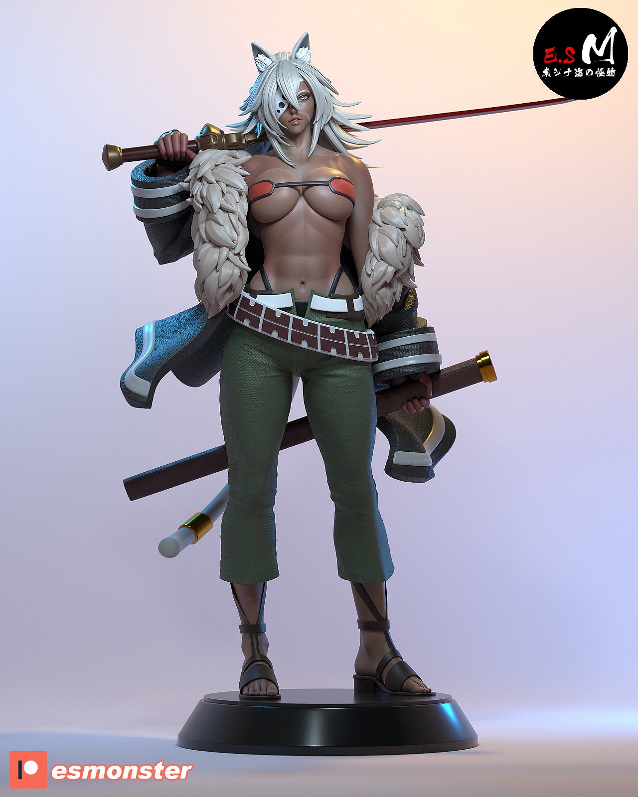 Ghislaine Dedoldia Style Mushoku Tensei Unpainted Resin Garage Kit (1/6-1/12)