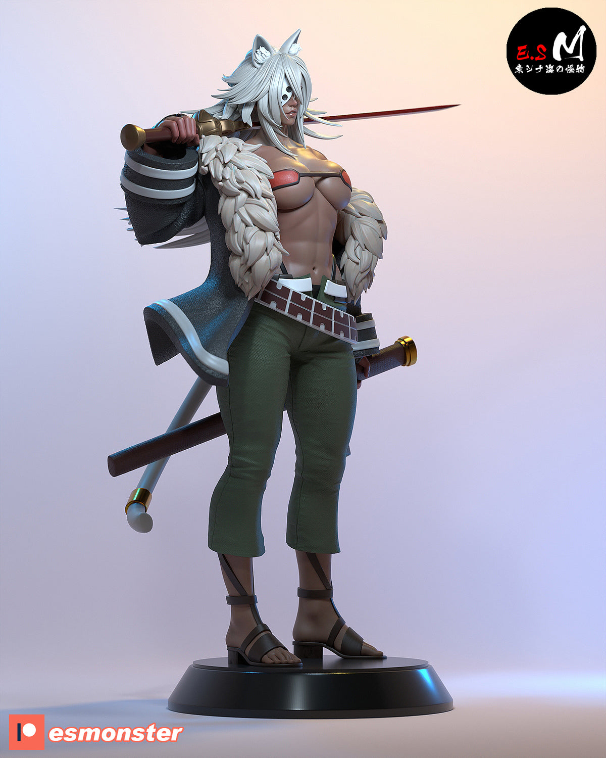 Ghislaine Dedoldia Style Mushoku Tensei Unpainted Resin Garage Kit (1/6-1/12)