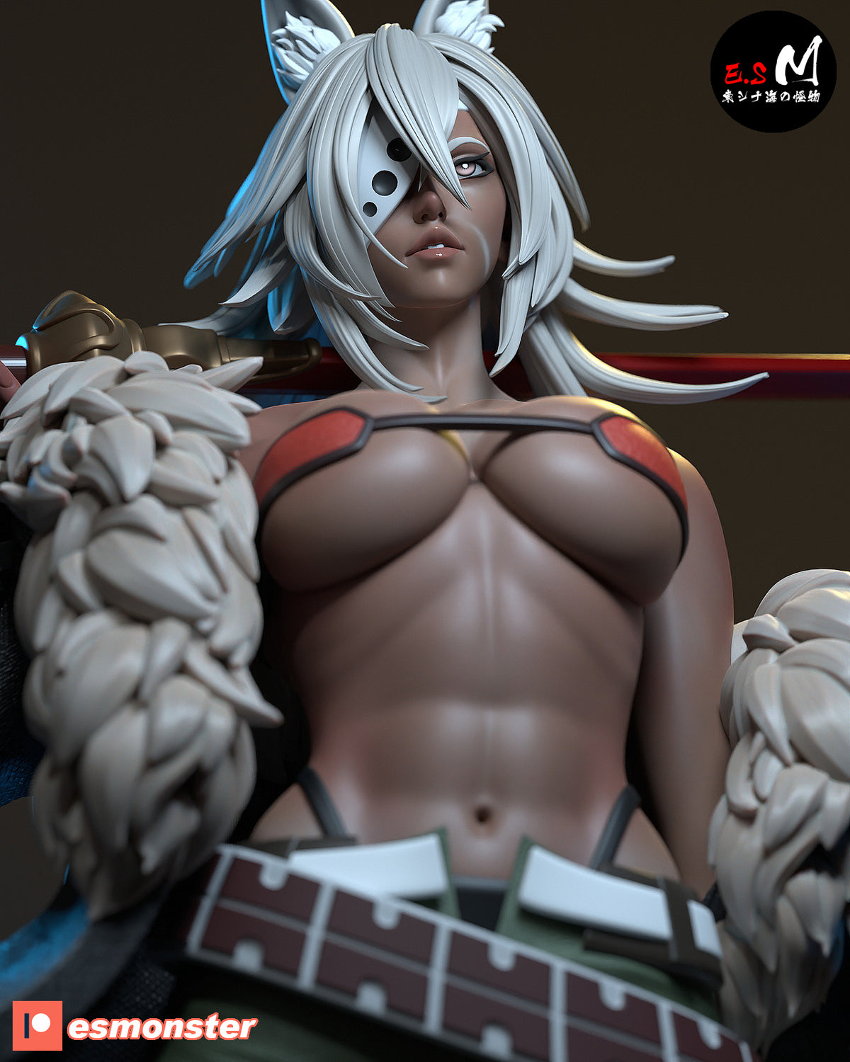 Ghislaine Dedoldia Style Mushoku Tensei Unpainted Resin Garage Kit (1/6-1/12)