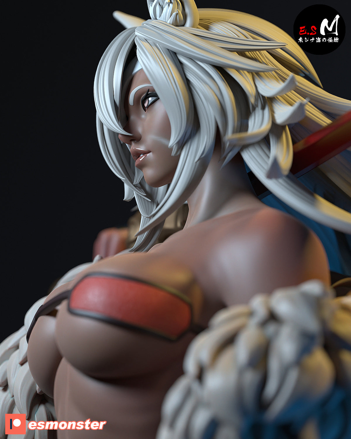Ghislaine Dedoldia Style Mushoku Tensei Unpainted Resin Garage Kit (1/6-1/12)