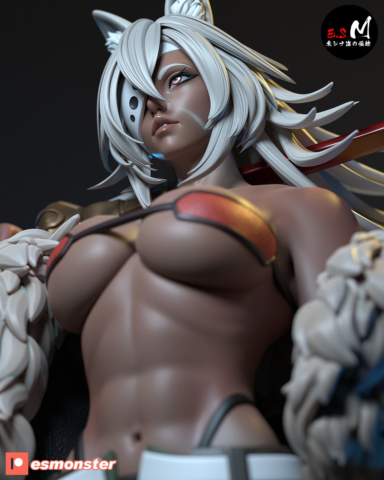 Ghislaine Dedoldia Style Mushoku Tensei Unpainted Resin Garage Kit (1/6-1/12)