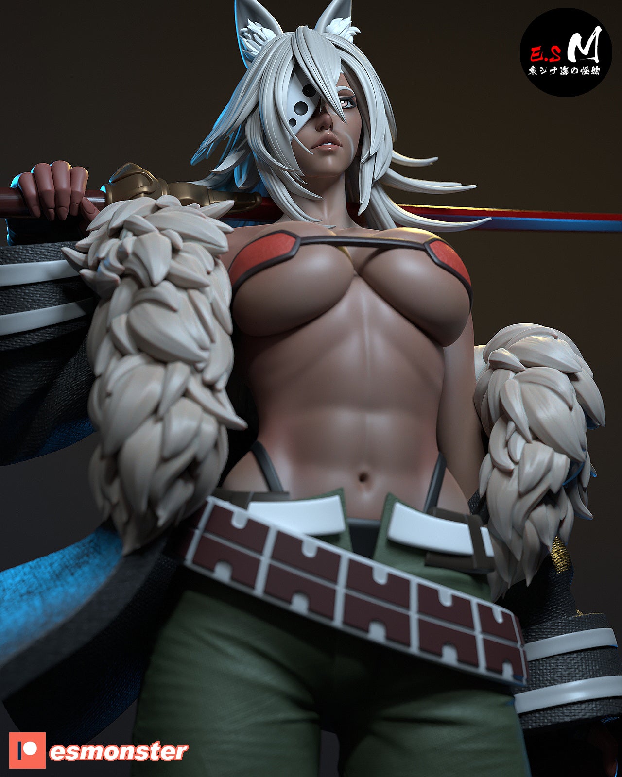Ghislaine Dedoldia Style Mushoku Tensei Unpainted Resin Garage Kit (1/6-1/12)