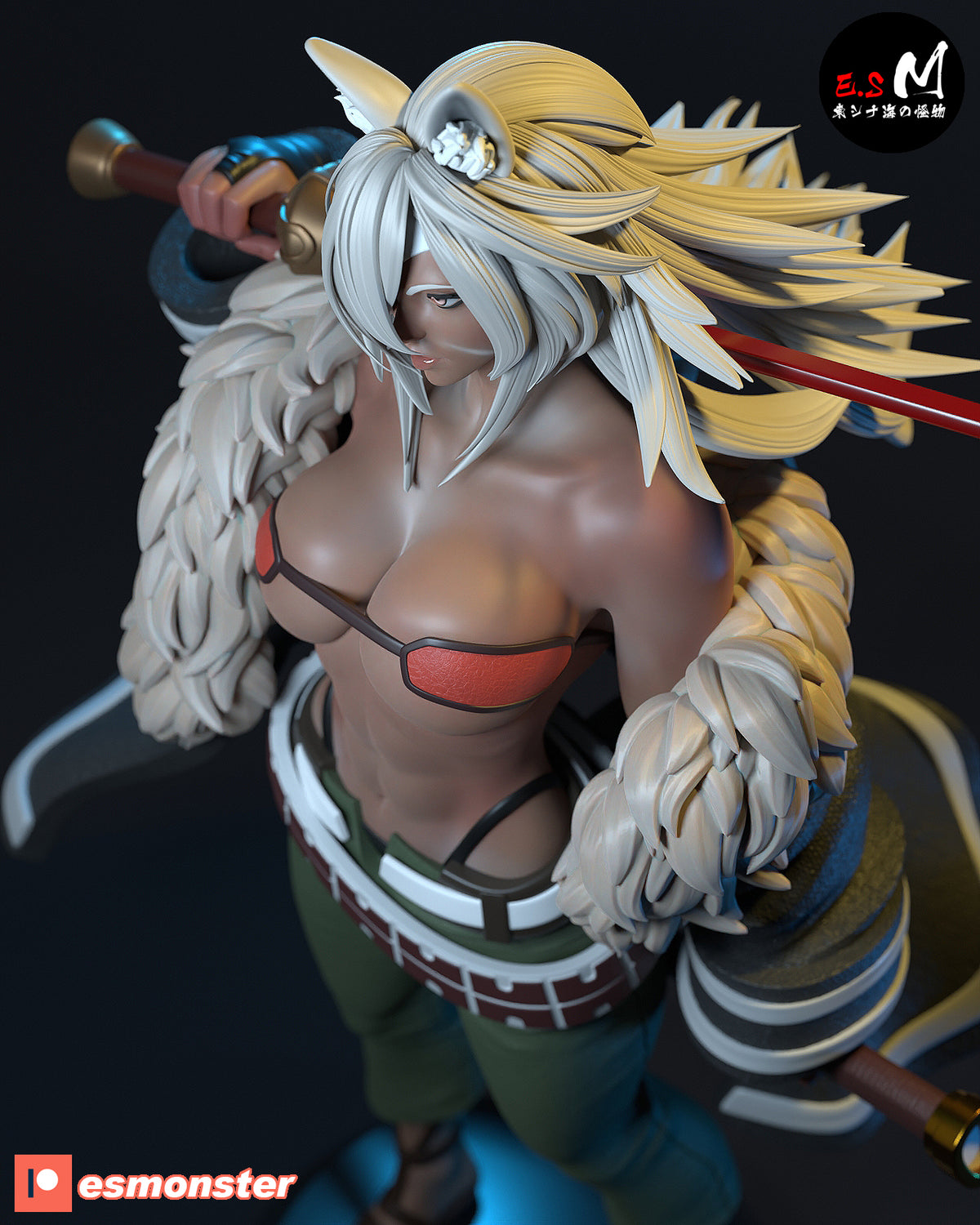 Ghislaine Dedoldia Style Mushoku Tensei Unpainted Resin Garage Kit (1/6-1/12)
